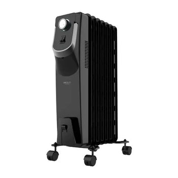 Oil-filled Radiator (7 chamber) Cecotec Ready Warm 5770 Space 360º 1500W Black