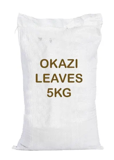 Okazi Leaves Nigerian, Kartongröße 5 kg x 1