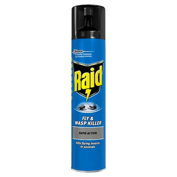 Raid Rapid Action Insecticide contre les mouches et les guêpes 300 ml (carton de 6)