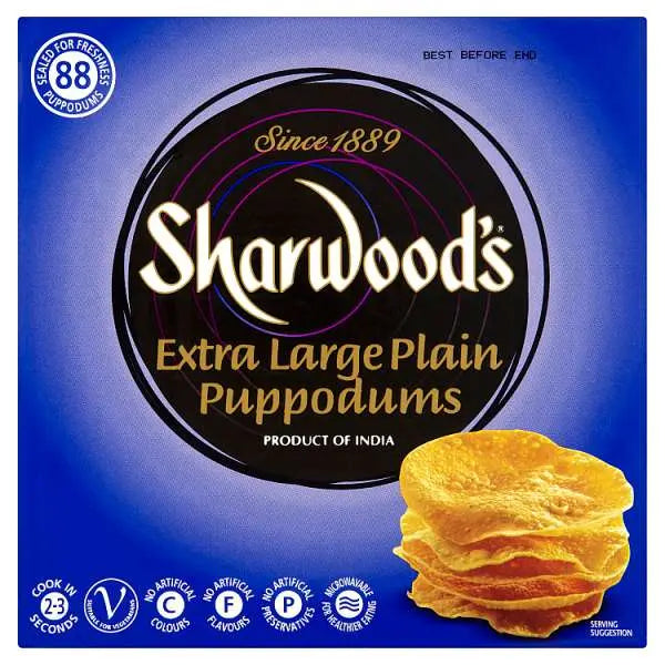 Sharwood's Extra Large Plain Poppodoms