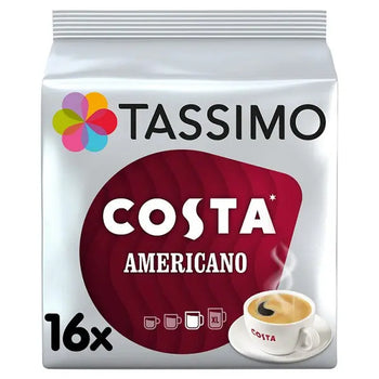 Tassimo Costa Americano Coffee Pods 16 Servings (Pack of 5)
<h2 style=