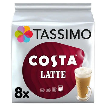 Tassimo Costa Latte Coffee Pods 8 Servings ( Pack of 5 )

<h2 style=