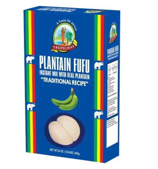 Tropicway Plantain Fufu 681g (24 Pcs in a Case)