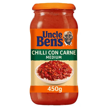 Uncle Bens Chilli Con Carne Medium Sauce 450g (Case of 6)