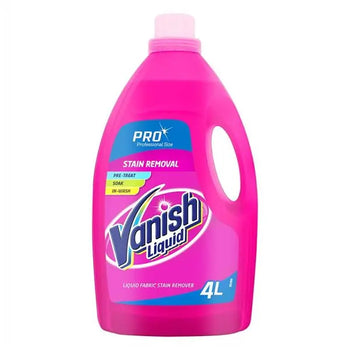 Vanish Professional Range Flüssiger Fleckenentferner für Textilien, 4 l