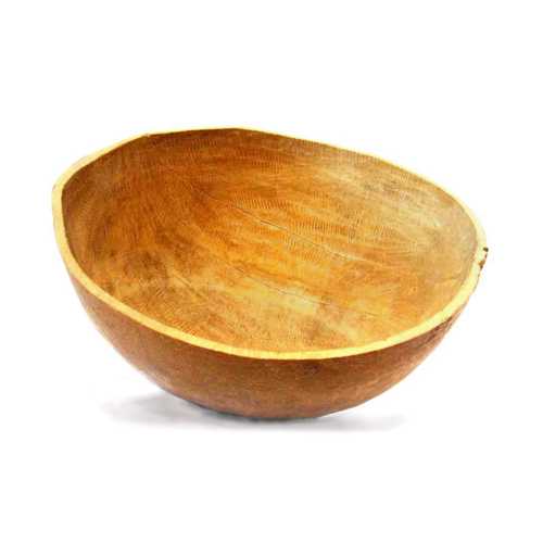 Halbkugelförmige Calabash-Schale 18 cm, runde Hälfte