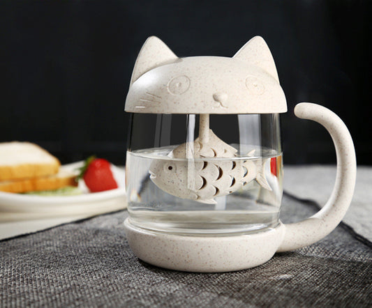 Funny & Cute Little Shark Tea Bag Holder Mug Cup Doll Tea