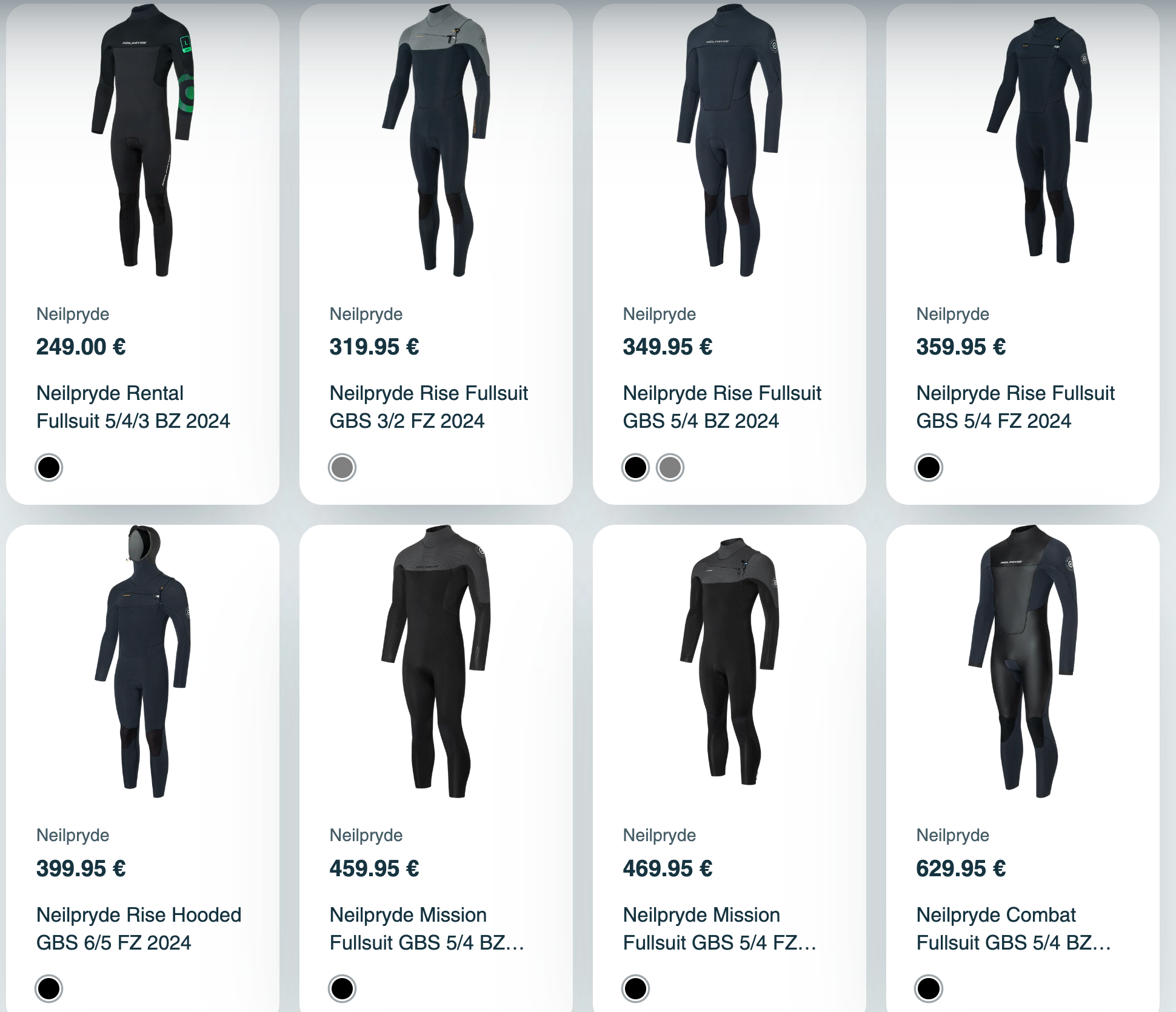 Wetsuits shop online