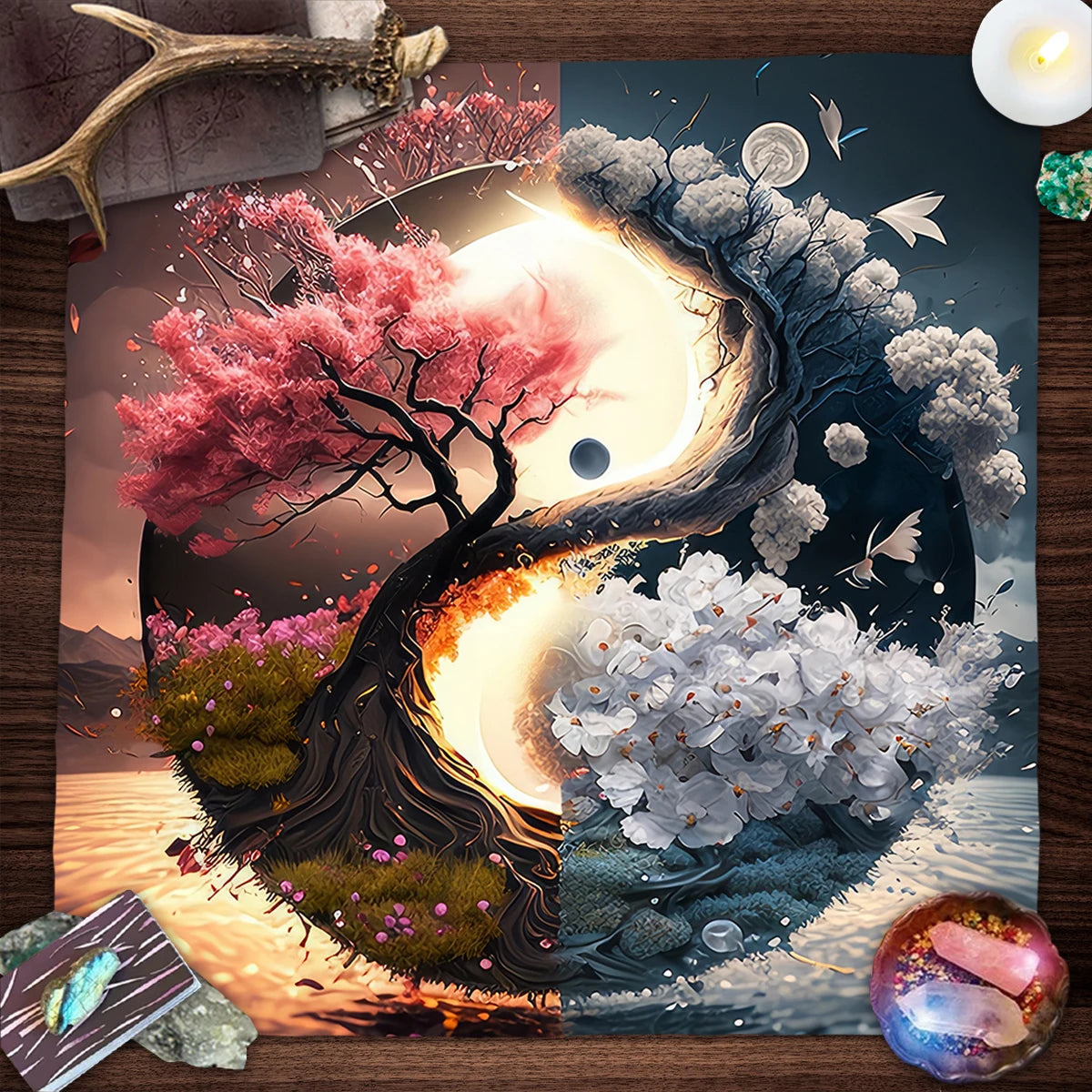 Tarot Altartuch: Baum des Lebens – Mehr als nur eine Unterlage