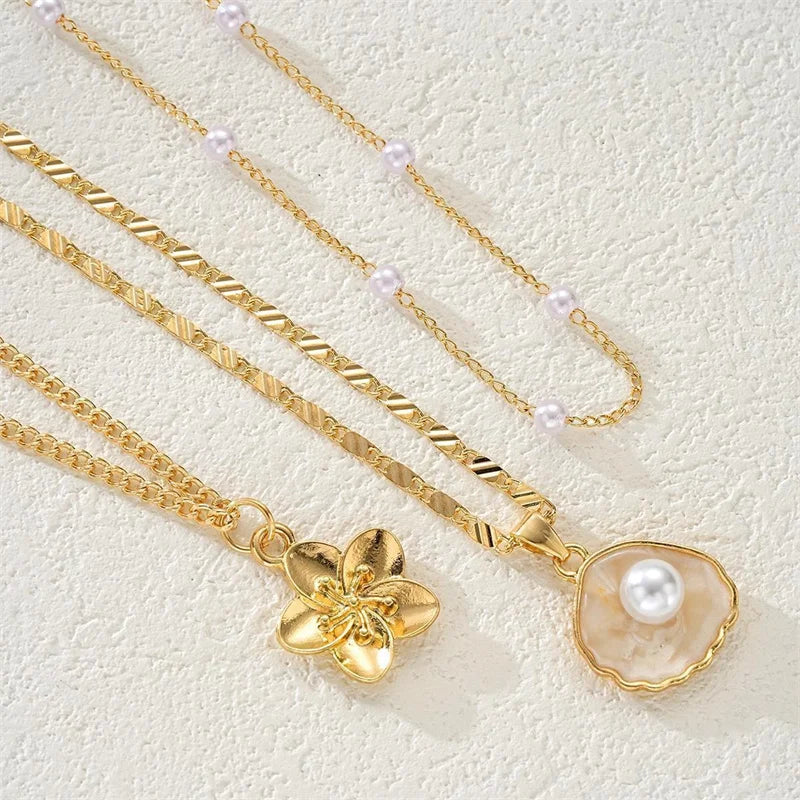 Boho-Glam trifft Meer: Dein Muschel-Halsketten-Set stilvoll