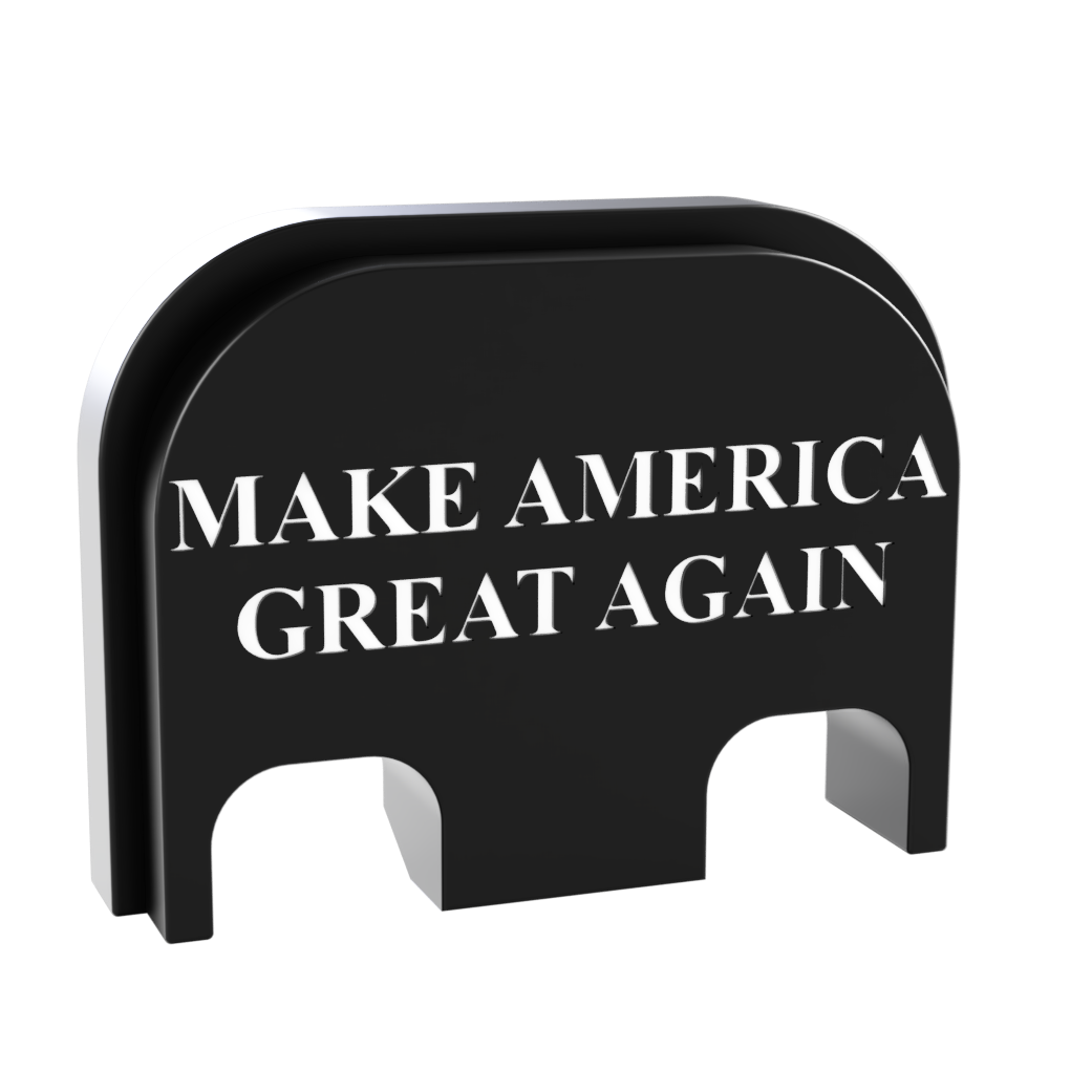 Make America Great Again Glock Slide Back Plate