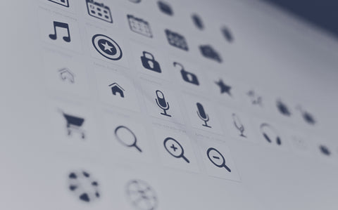 Choosing the right website design icons