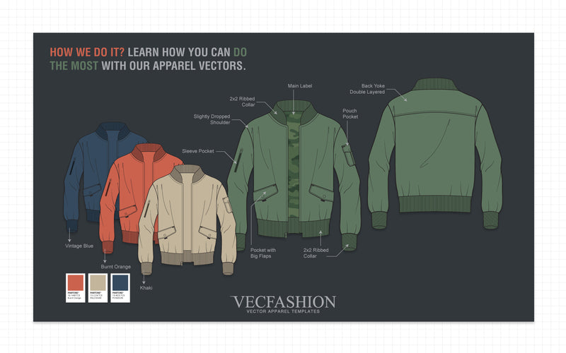 Edit Vector Fashion Cads in Illustrator? - VecFashion Templates