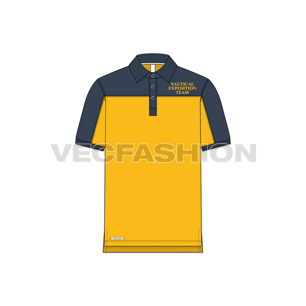 Download Mens Classic Polo Shirt Vector Sketch - VecFashion
