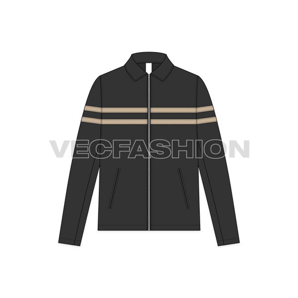 Mens Basic Denim Jacket - VecFashion