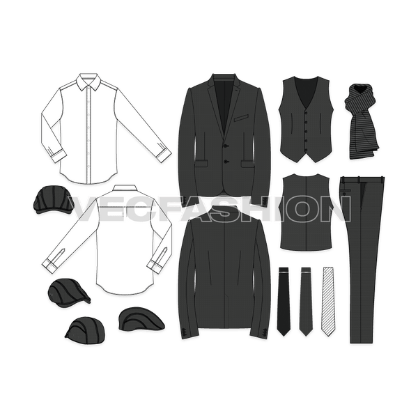 Men's Casual Clothing Set - VecFashion