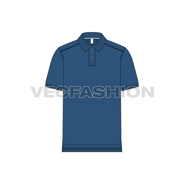 Men’s Polo T-Shirt Mockup