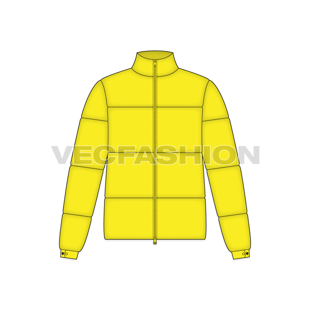 Mens Puffer Climbing Jacket - VecFashion