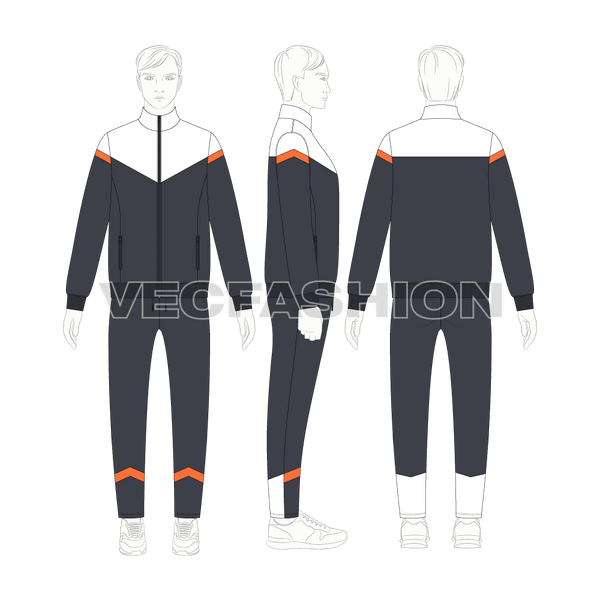 Three Piece Men's Outdoor Sports & Fitness Tracksuits - Men's Fitness  Apparel, Performance Apparel, Vivinch