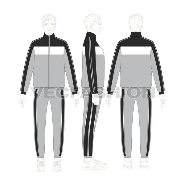 Men Tracksuits Illustrator Sketches Tagged 