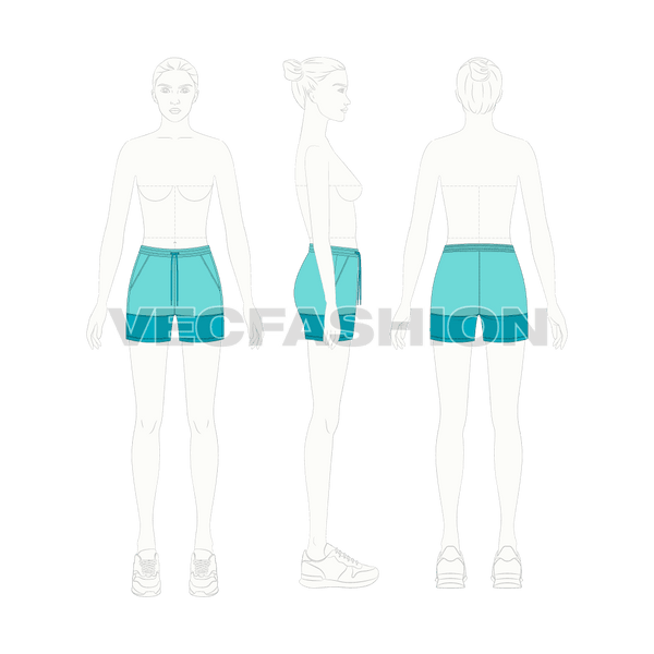 Women's Sports Bra and Sport Shorts - VecFashion