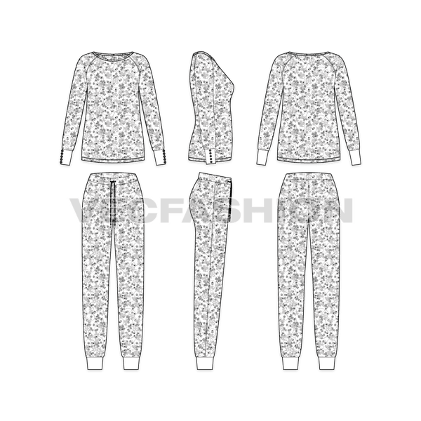 Teen Boy Nightsuit Pajama Set - VecFashion