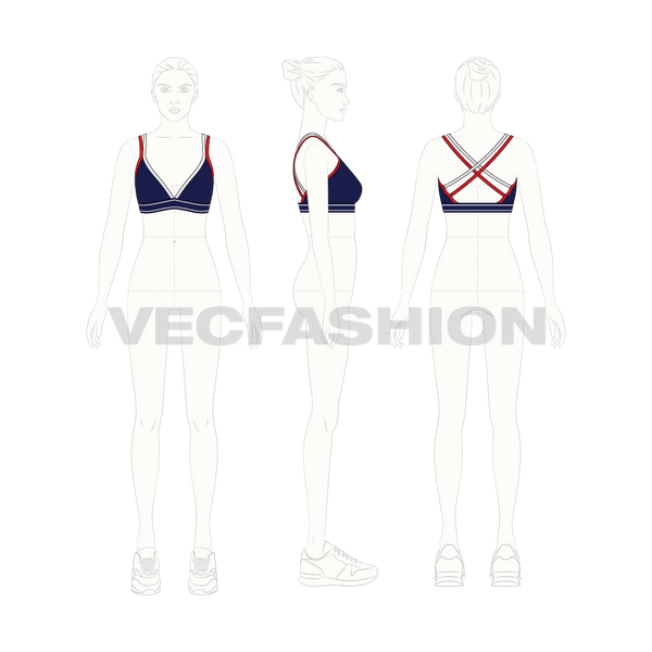 Women's V-shape Underwear Set - VecFashion