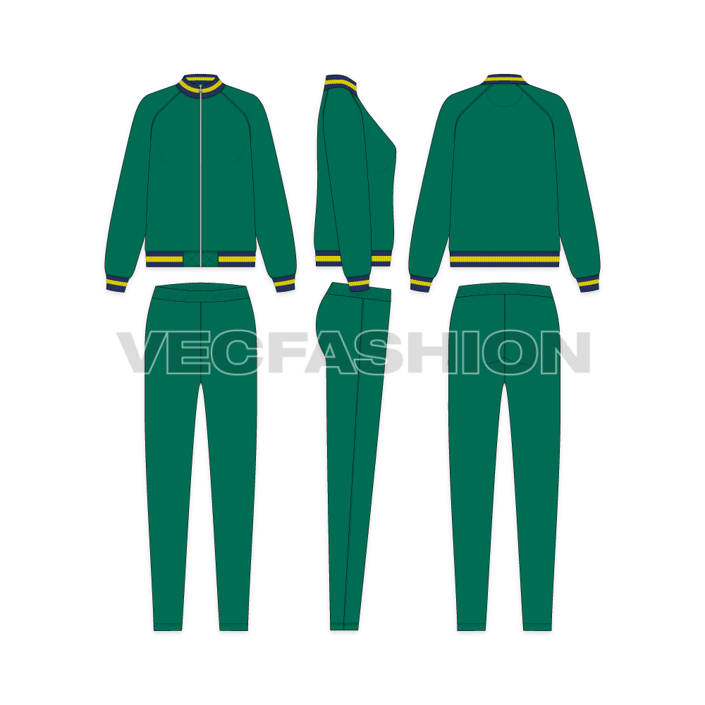 Women's Running Tracksuit - VecFashion