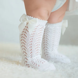 Bow Socks for Baby and Toddler Girls - Oceanview Gifts