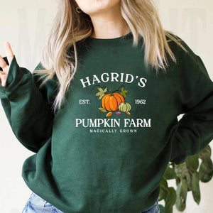Hagrid's Pumpkin Patch Sweatshirt Fall Halloween Harry Potter - Oceanview Gifts