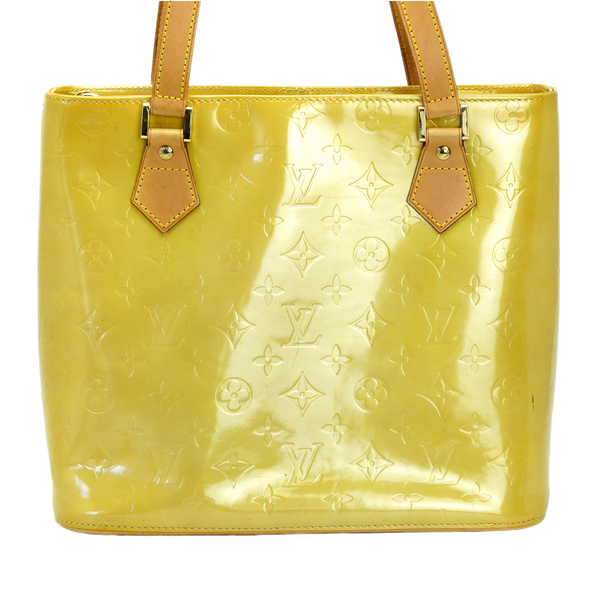 100% Authentic Guaranteed - Louis Vuitton Vernis Houston in Yellow