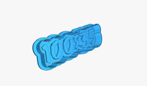 100 x 35 PUERTO RICO  3.5" - Choppi - Un Mundo de Cortadores