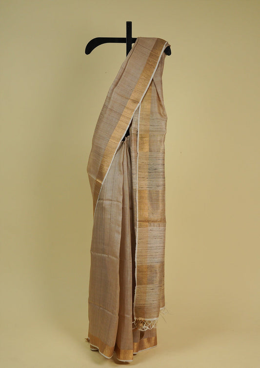 Handwoven Tussar silk from Ethnic Dukaan