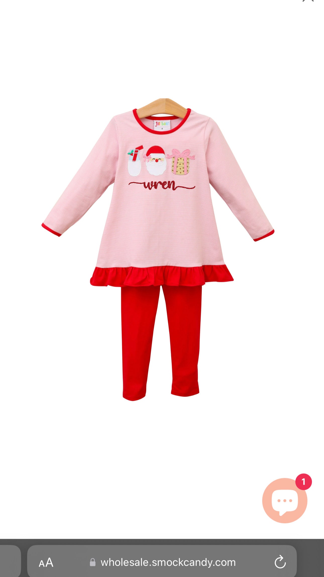 Milk and Cookie Ruffle Pant Set