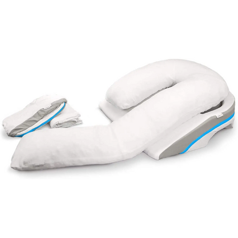 KHHMNB Lot de 2 oreillers de positionnement latéral pour douleurs au cou et  aux épaules, oreiller rafraîchissant avec deux côtés en soie glacée