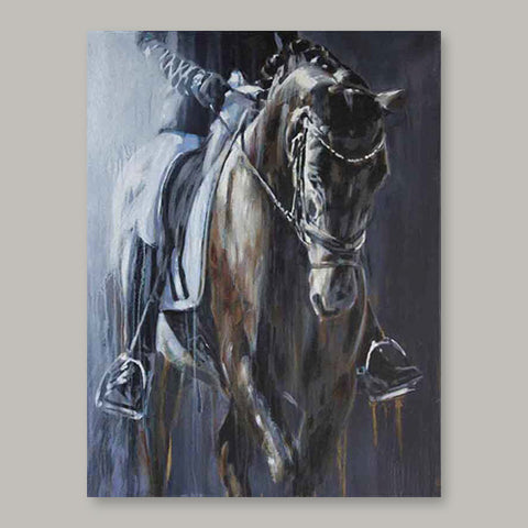 Hand Painted Modern Horse Art Abstract Canvas Oil Painting  Fruugo IN