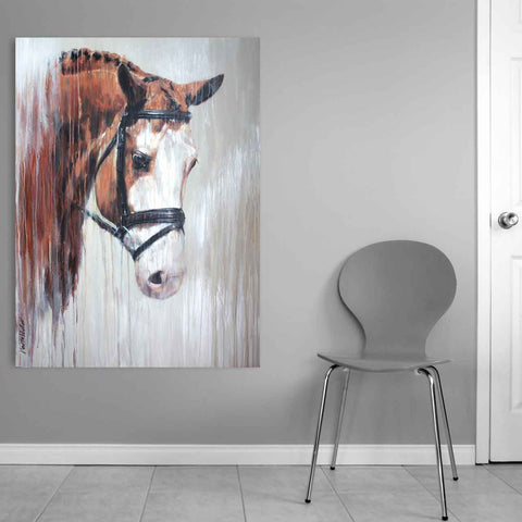 modern equine custom life size horse portrait
