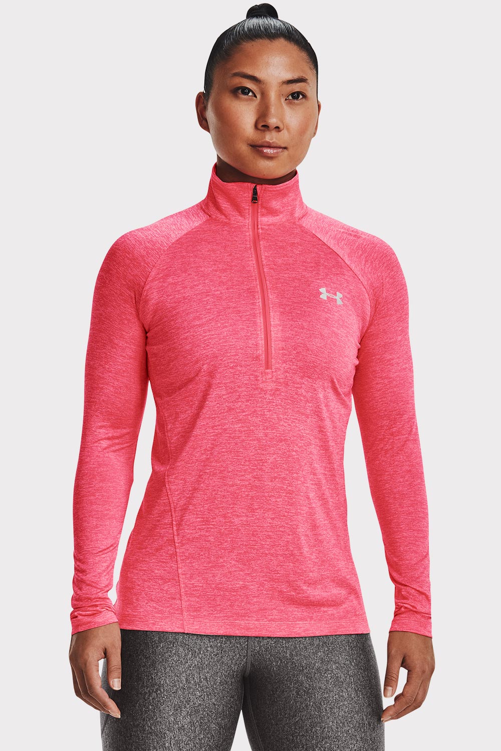 Under Armour UA Tech 1/2 Zip Twist - Cerise Pink / SM Långärmad tröja