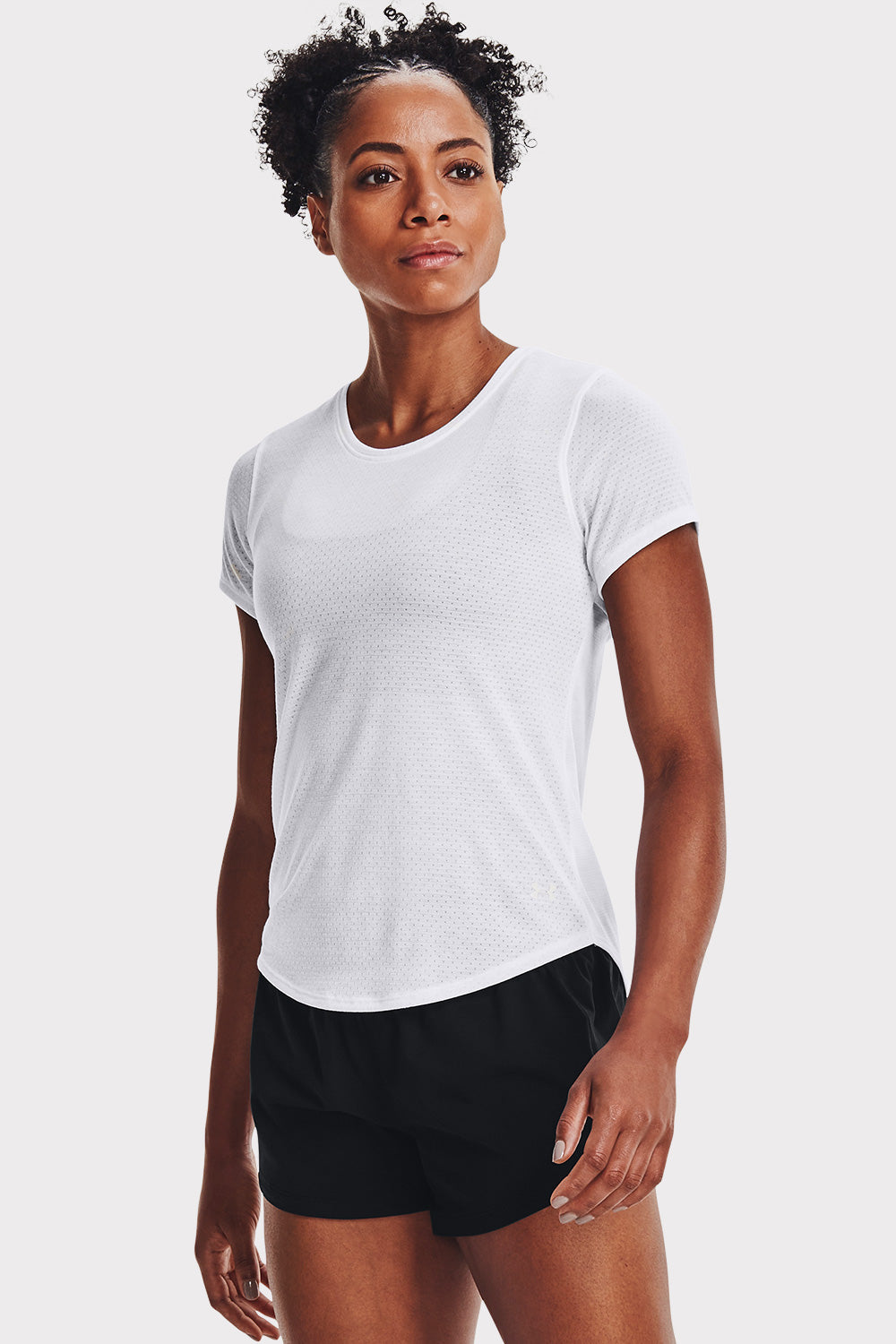 Under Armour UA Streaker SS - White White / LG T-shirt