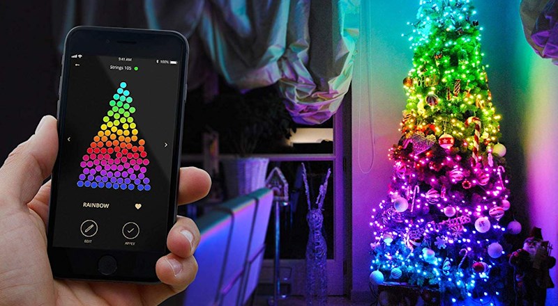 phone controlled christmas tree lights