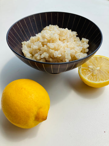 玄米とゆず、レモンは健康にいい
