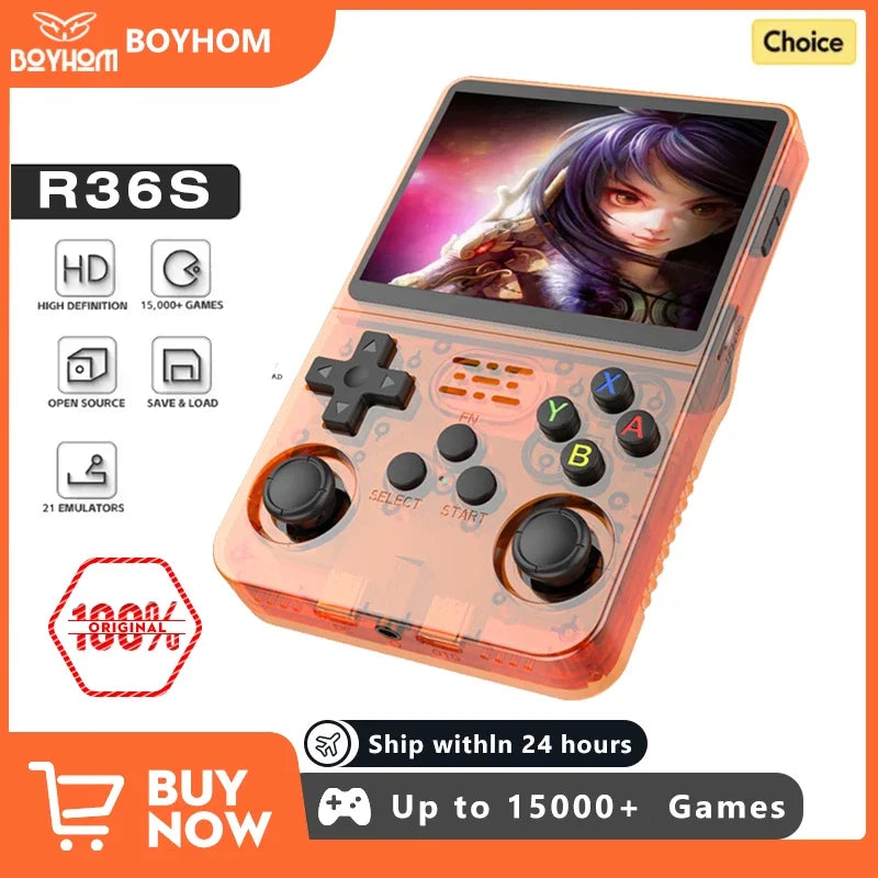 R36S Retro Video Game Console