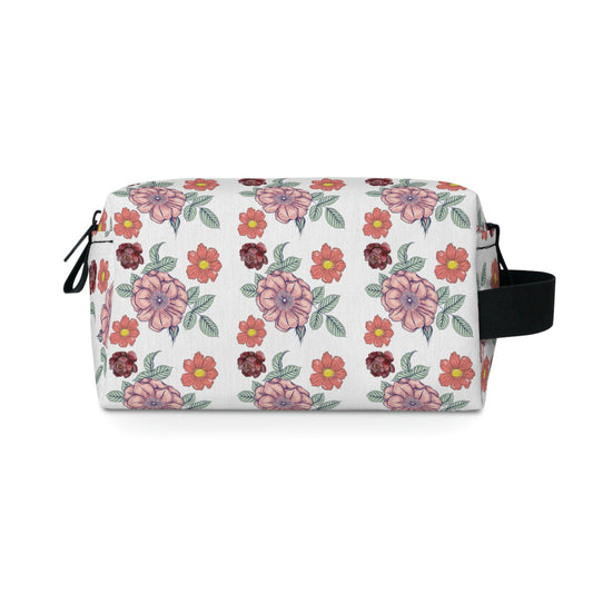 Pink Floral Makeup Bag Cute Makeup Bag Aesthetic Cosmetic Bag Pink