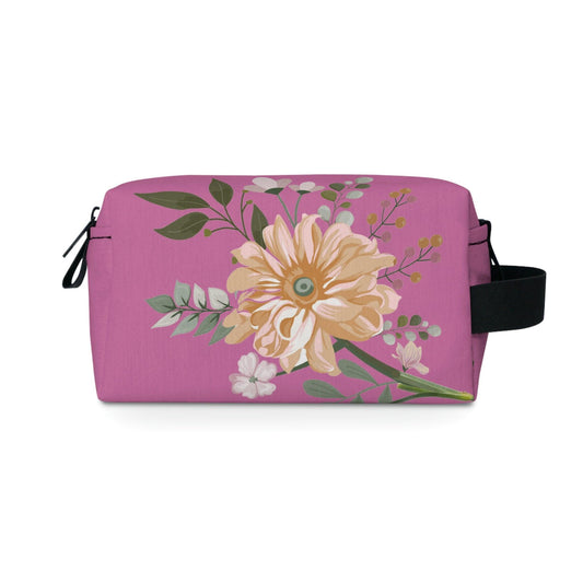 Pink Floral Makeup Bag Cute Makeup Bag Travel Bag Woman 