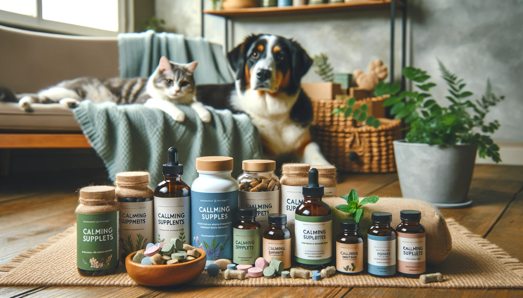 calming supplements for dogs and cats