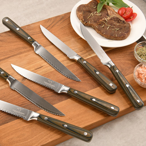 NANFANG BROTHERS Chef Knife Set, 4 Pieces Damascus Kitchen Chef Knife for  Mothers Day Gifts,Japanese Knife Set with Handle Chef Knives/Santoku