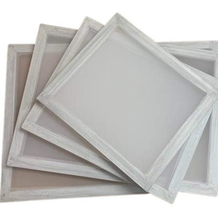 Get 110 Mesh White 20 x 24 Aluminum Screen Printing Frame 1