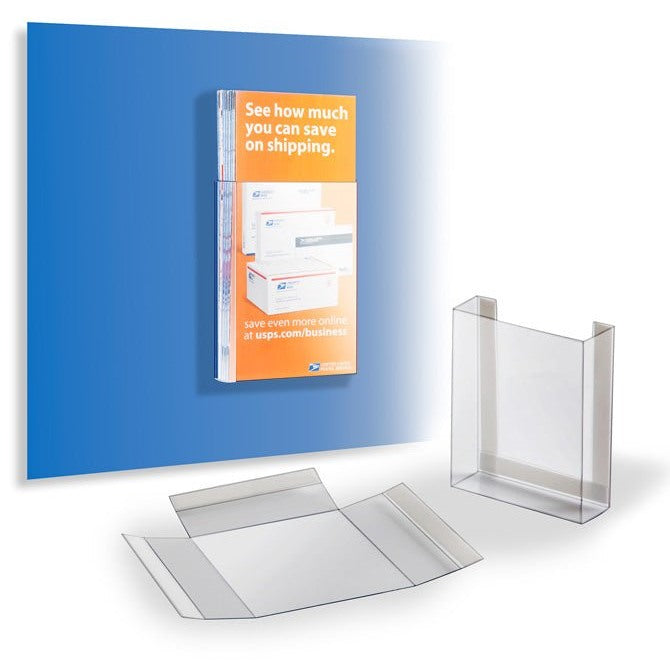8-1/2" X 7" PEEL & STICK POCKET, UNFOLDED