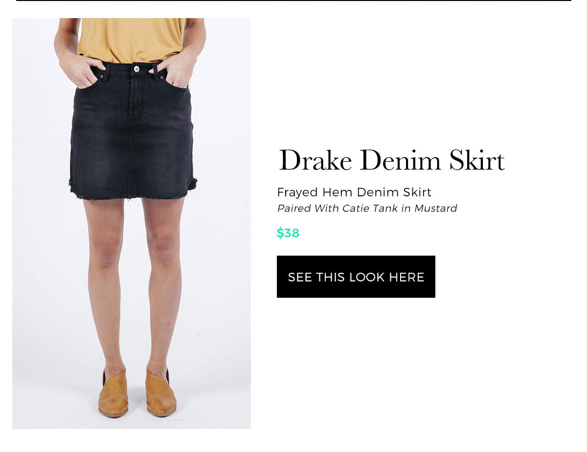 Drake Denim Skirt