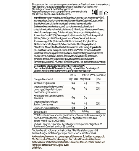 Nutrition information